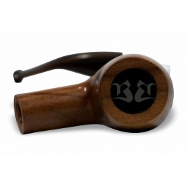 Cachimbo Bertoldi Premium Natural Curvo 9mm Peça Única